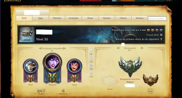 League of Legends 90 campeões / 44 Skins / 2 page Rune -