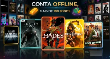 MEGA CONTA STEAM +50 JOGOS (MK11, HADES, SKYRIM)
