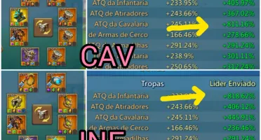 Conta TOP - Lords Mobile