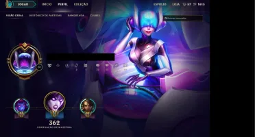Conta LoL 150 Skins - 133 campeões - Borda Gold