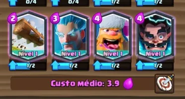 Conta Clash Royale LVL9 ARENA 10 + 8 LENDÁRIAS + TROCA NICK