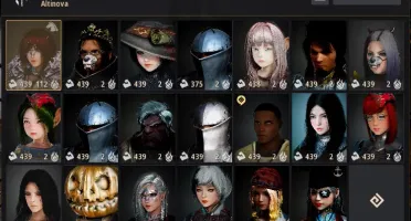 Black Desert 553 GS, Traje awk + 20 chars maioria level 60