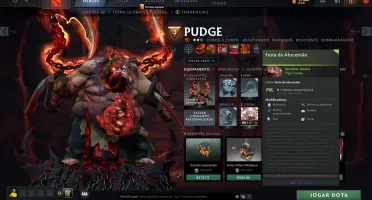 CONTA ARCONTE COM ARCANA PUDGE, BATLEPASS, SETS/IMORTAIS
