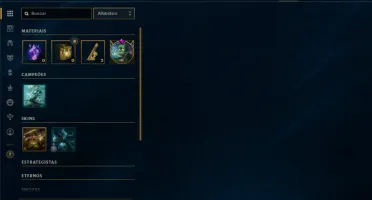 Conta ouro 4 com 22 Champs e 2 Fragmentos de skins