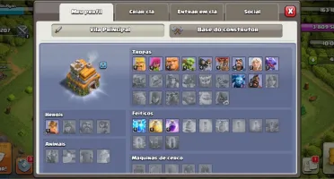 Clash of clans cv 07 full, muito barato
