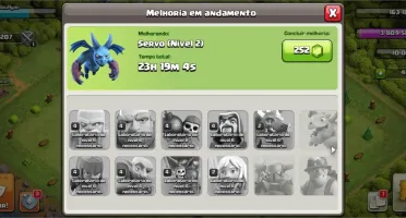 Clash of clans cv 07 full, muito barato