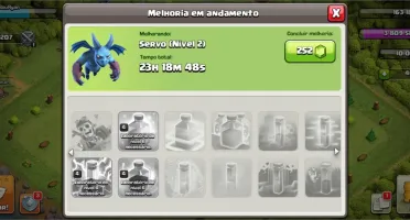 Clash of clans cv 07 full, muito barato