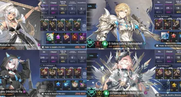 V>Conta Grand Chase Mobile Level 173