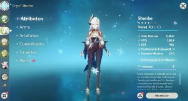 AR49 Itto C1 + Albedo + Shenhe + Kazuha e ++