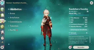 AR49 Itto C1 + Albedo + Shenhe + Kazuha e ++