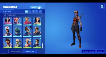 Conta Fortnite + 100 skins + salve o mundo