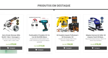 Script Site Loja Virtual para Ferramentas em PHP 
