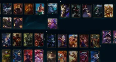 Conta de League of Legends - S8 - Gold V - 154 skins