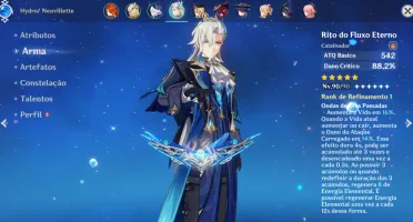 Conta Genshin + Honkai Star Rail varios 5 estrelas