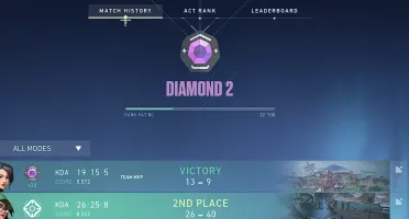 Conta diamante 2 com mmr muito alto.