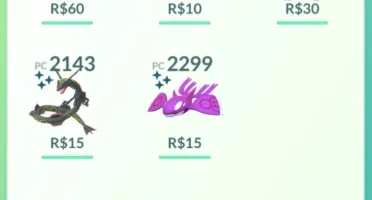 Pokemon Go - Shinys - Lendários - Captura 100%