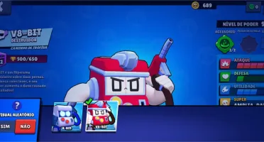Conta Brawl Stars com 20k de Troféus e skins