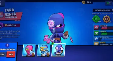 Conta Brawl Stars com 20k de Troféus e skins