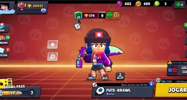 Conta Brawl Stars com 20k de Troféus e skins