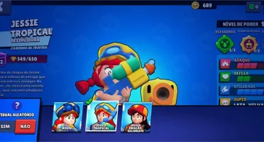 Conta Brawl Stars com 20k de Troféus e skins