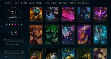 Prata 2 com 95 Champs e 71 Skins ( Mais de 300 Jogos )