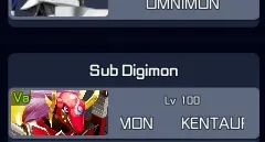 Conta Digimon Super Rumble/ Endgame/ Server 2