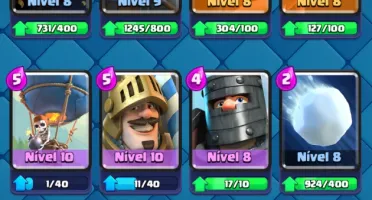 Conta Clash Royale LVL 33(Torre LVL;11,9,9 e 9 330K Ouro e 2