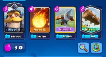 Conta Clash Royale LVL 33(Torre LVL;11,9,9 e 9 330K Ouro e 2