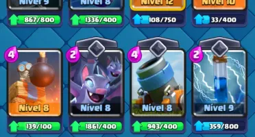 Conta Clash Royale LVL 33(Torre LVL;11,9,9 e 9 330K Ouro e 2