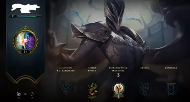 Conta league of legends skins raras kayle juíza e prateada
