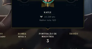 Conta league of legends skins raras kayle juíza e prateada