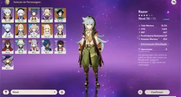 GENSHIM IMPACT - AR38 - QIQI, VENTI E JEAN +ARMA 5*