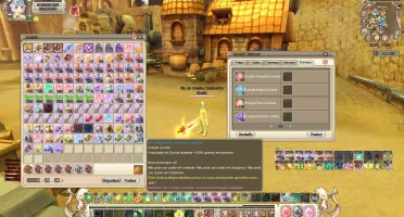Conta Grand Fantasia PT, Xamã 87 e demo 70 na mesma conta.