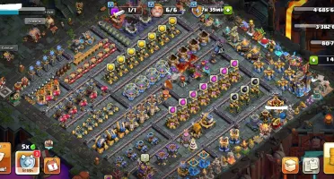 Cv18 Lendário - 95% Full - 2 Heróis Full - 14 Equip. Full