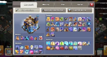 Cv18 Lendário - 95% Full - 2 Heróis Full - 14 Equip. Full