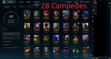 Conta Unranked de League Of Legends