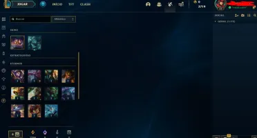Conta LOL gold II pra sair rapido