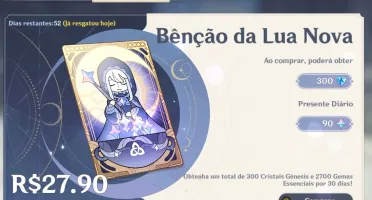 Conta AR 30 com Itto e Keqing, 50 dias de benção e pity alto