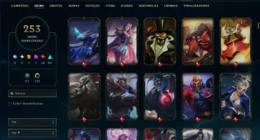 Bronze 3 com TODOS os Champs e 253 Skins ( ADC / JG / MID )