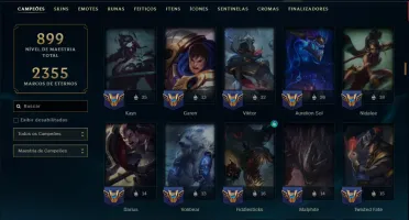 Bronze 3 com TODOS os Champs e 253 Skins ( ADC / JG / MID )