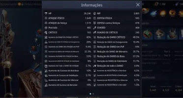 Conta MIR4 Lanceiro 47K de poder level 45 SV NA122