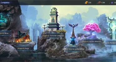 Conta MIR4 Lanceiro 47K de poder level 45 SV NA122