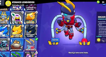 Conta super gemada de Brawl Stars + Conta de Clash royaledia