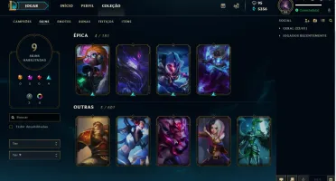 CONTA PLATINA 1 LEAGUE OF LEGENDS