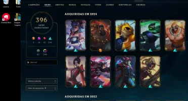 Conta do league of legends a venda