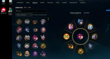 Conta do league of legends a venda
