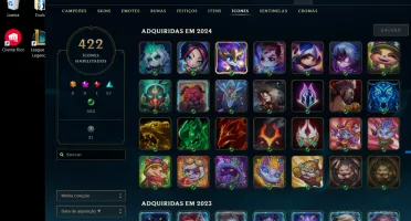 Conta do league of legends a venda