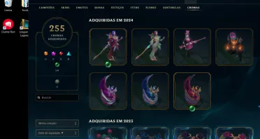 Conta do league of legends a venda