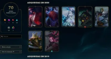 Conta League Of Legends Platina 4