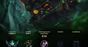 Conta League Of Legends Platina 4